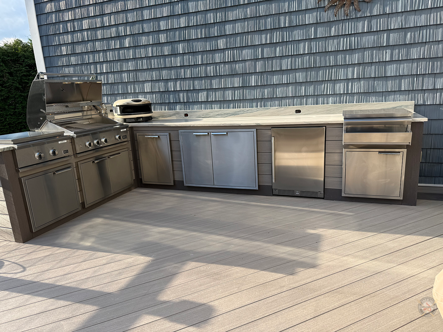 Modern Outdoor Kitchen Ideas: DCS Outdoor Kitchen, White Plains, NY