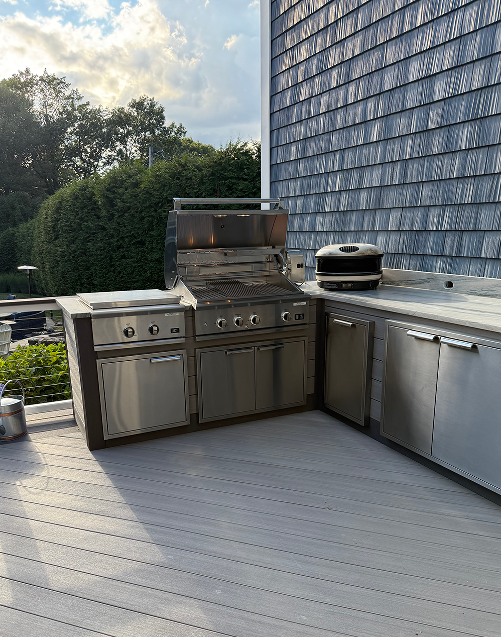 Modern Outdoor Kitchen Ideas: DCS Outdoor Kitchen, White Plains, NY